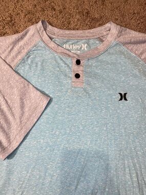 Hurley Ragland Tee Beach Surf Skating Style Size Large Coastal Summer Shirt